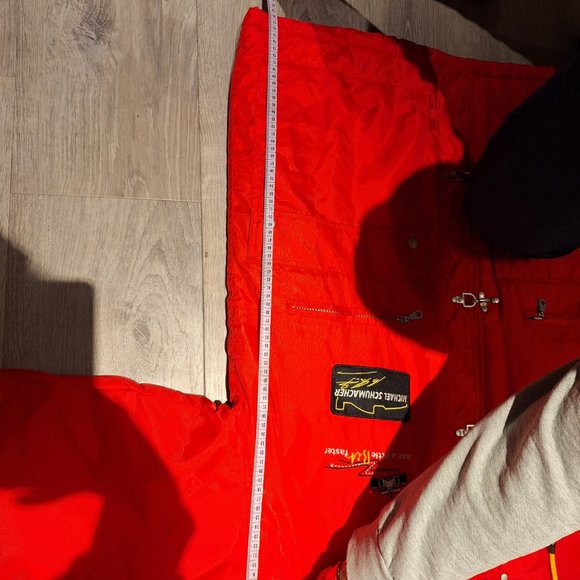 Michael Schumacher red formula one f1 long coat in original condition - Picture 10 of 10